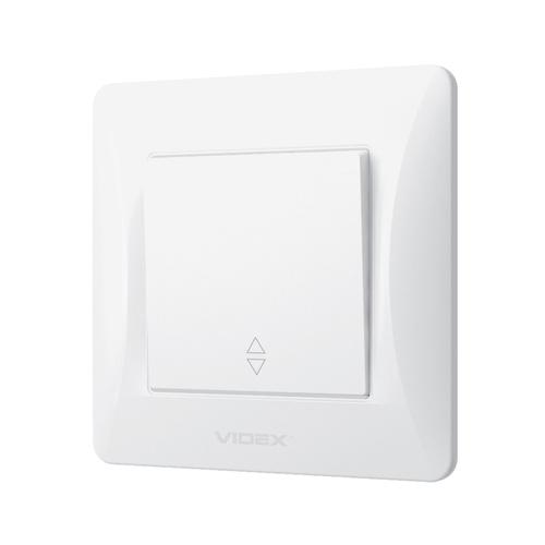 Włącznik jednobiegunowy biały VIDEX BINERA