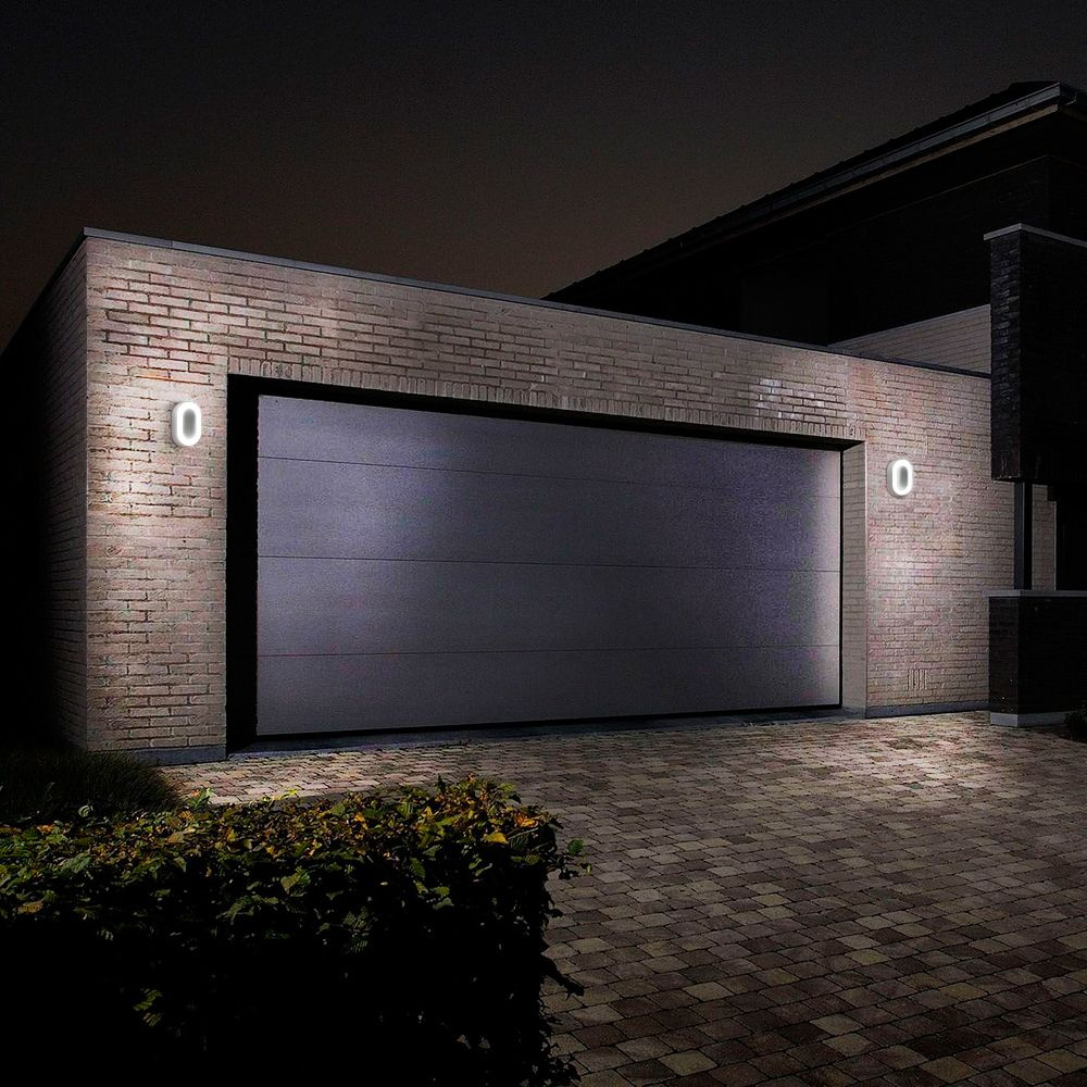 Wodoodporny Natynkowy Panel Ścienny Videx LED Owalny 11W 5000K Do Łazienki