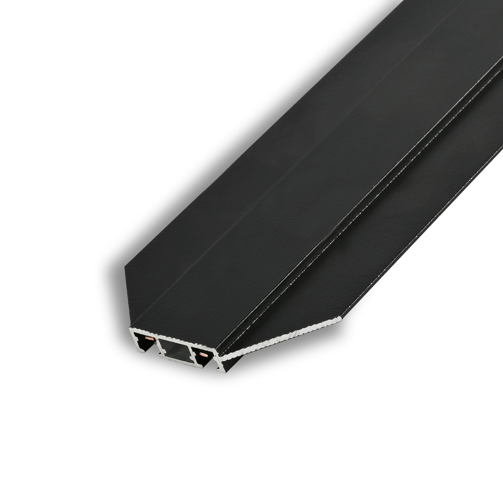 Szynoprzewód magnetyczny Videx podtynkowy 2m slim 48V Czarny