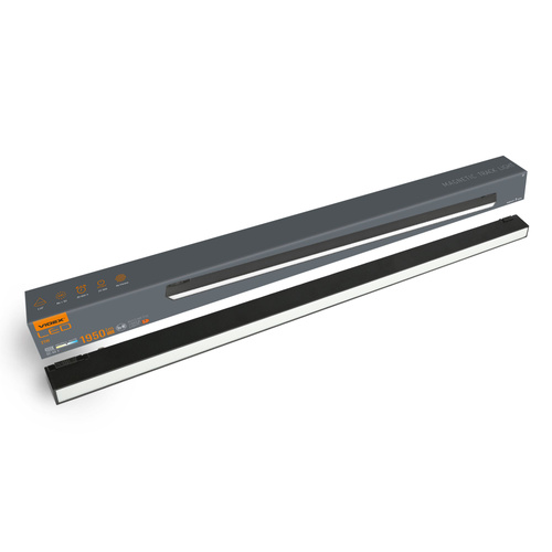 Oświetlenie LED do wąskiego systemu oświetlenia szynowego VIDEX VL-TRMS-LD460B, czarne