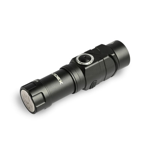 Latarka Videx 600lm IP66 LED 7 trybów zasięg 105m czołówka +PASEK NA GŁOWĘ