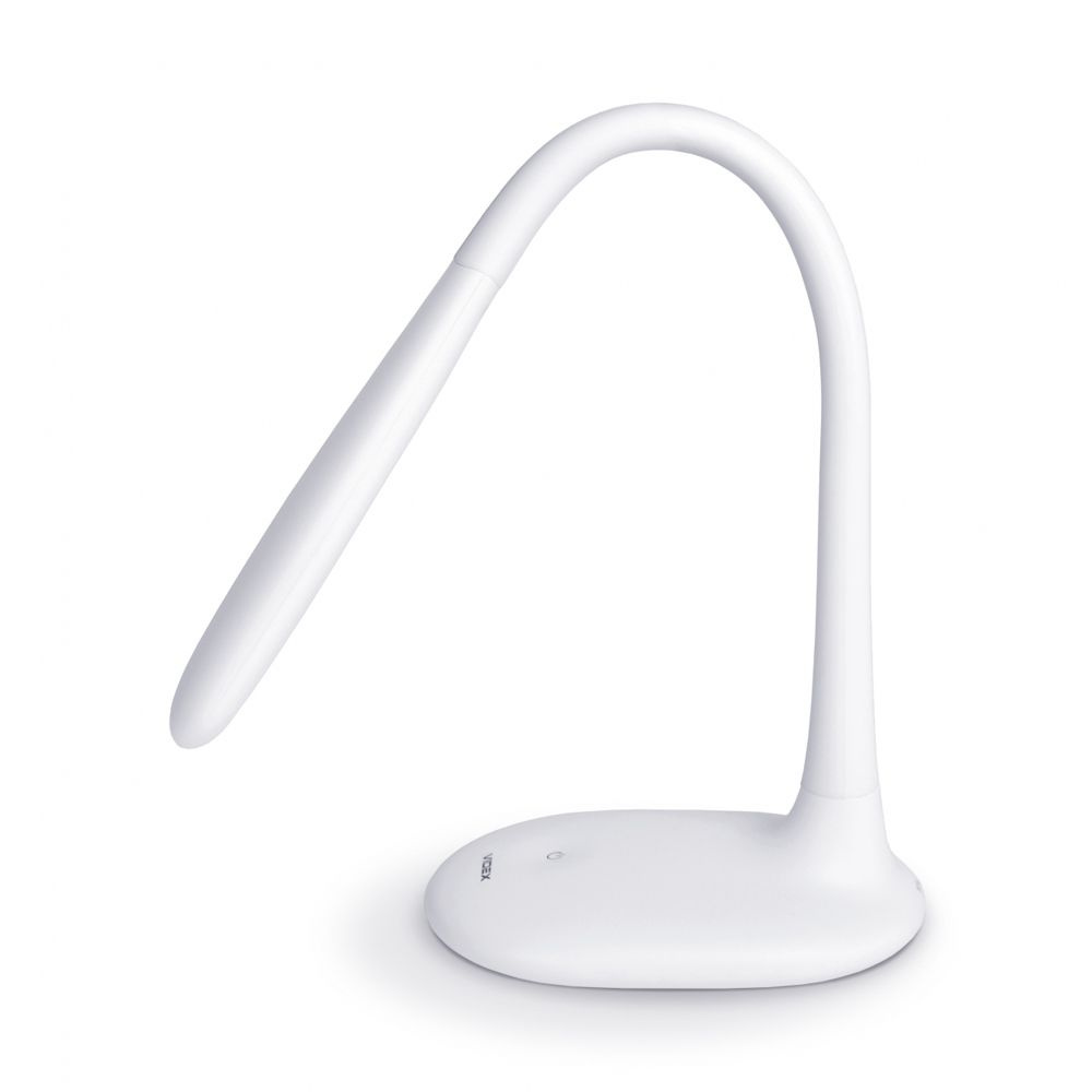 Lampka biurkowa LED z regulacją jasności, biała