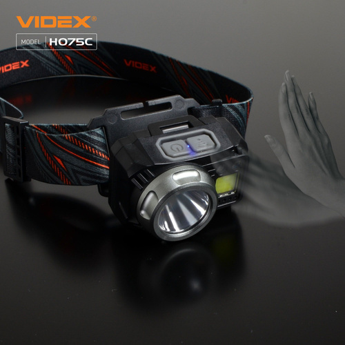 Latarka czołowa LED VIDEX 550Lm 5000K USB-C