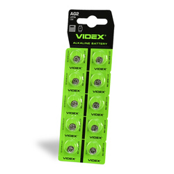 Bateria alkaliczna VIDEX AG2/LR726 BLISTER 10 szt.