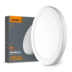 Lampa sufitowa LED VIDEX 18W 1850Lm 3000K-4000K-6500K IP20 Biała