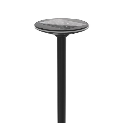 Lampa parkowa VIDEX LED solarna IP54 z czujnikiem ruchu 1400lm LiFePO4  