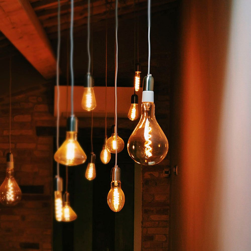 Żarówka LED E27 8W Spiralna Amber 1800K 500lm ściemnialna