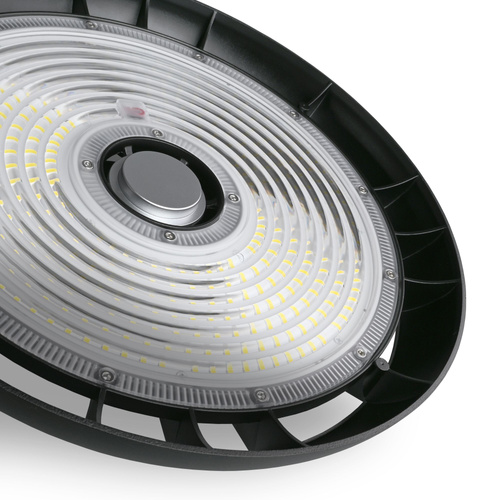 Lampa przemysłowa Videx LED High Bay 200W 5000K 36000lm czarna do magazynu