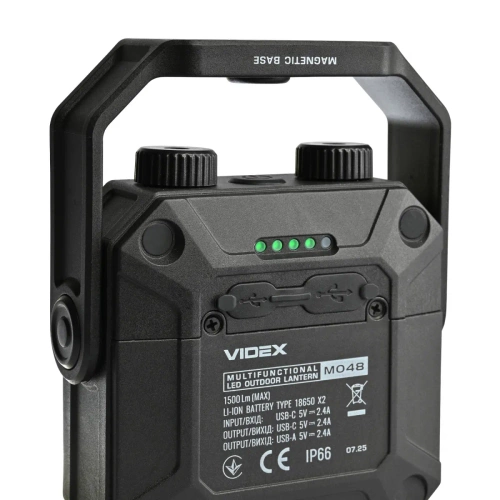 Latarka LED wielofunkcyjna 1500 lm 5000 K USB-C, IP68, magnes i powerbank