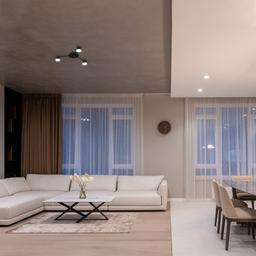 Reflektor sufitowy VIDEX na 3xGX53 czarny