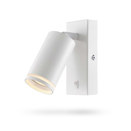 Oprawa punktowa Lampa Ścienna Kinkiet Videx 1x GU10 Biała KENT