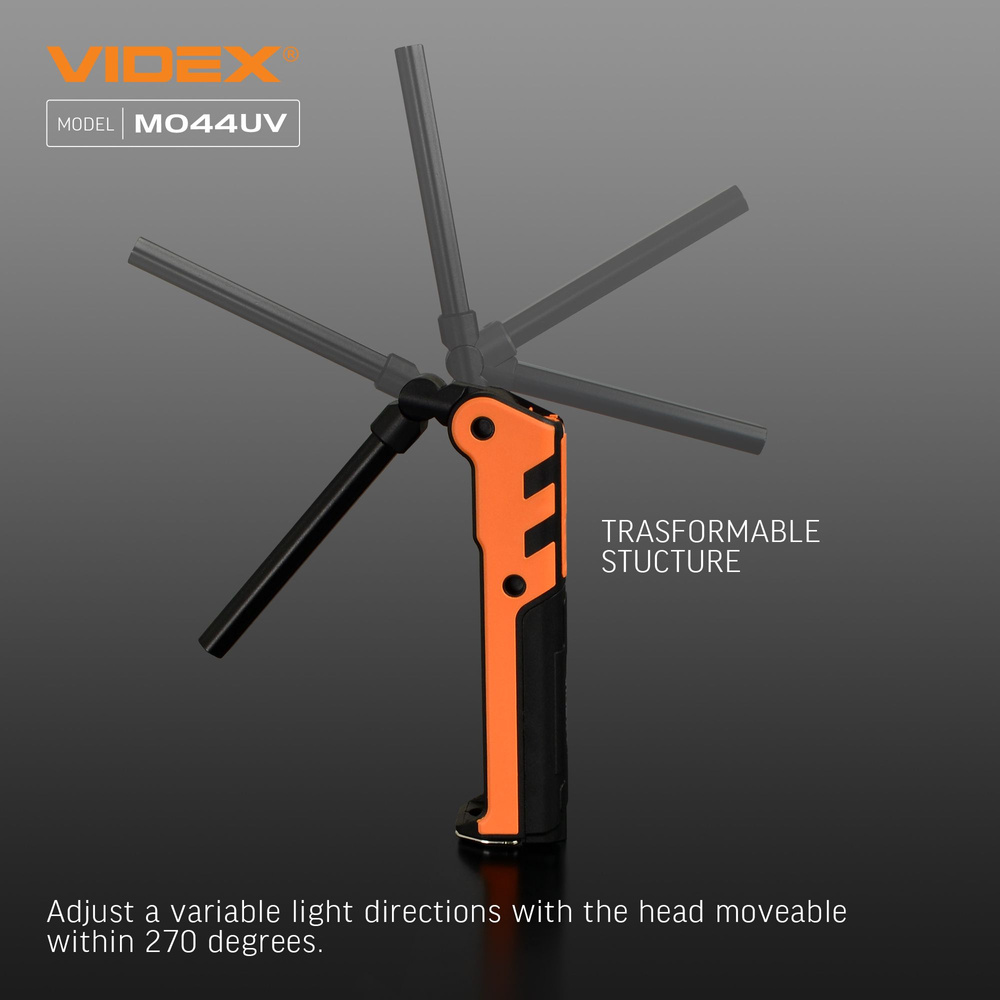 Wielofunkcyjna latarka LED akumulatorowa VIDEX