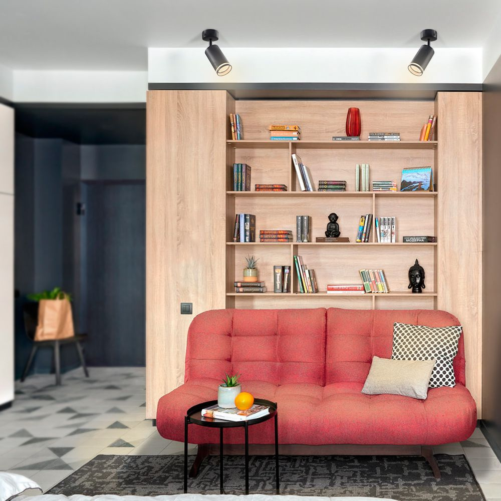 Reflektor sufitowo-ścienny VIDEX GU10 czarny