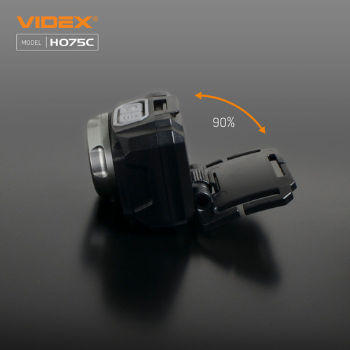 Latarka czołowa LED VIDEX 550Lm 5000K USB-C