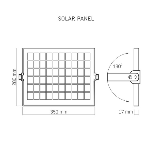 LED Reflektor Solarny VIDEX GELIO 20W 5000K IP65