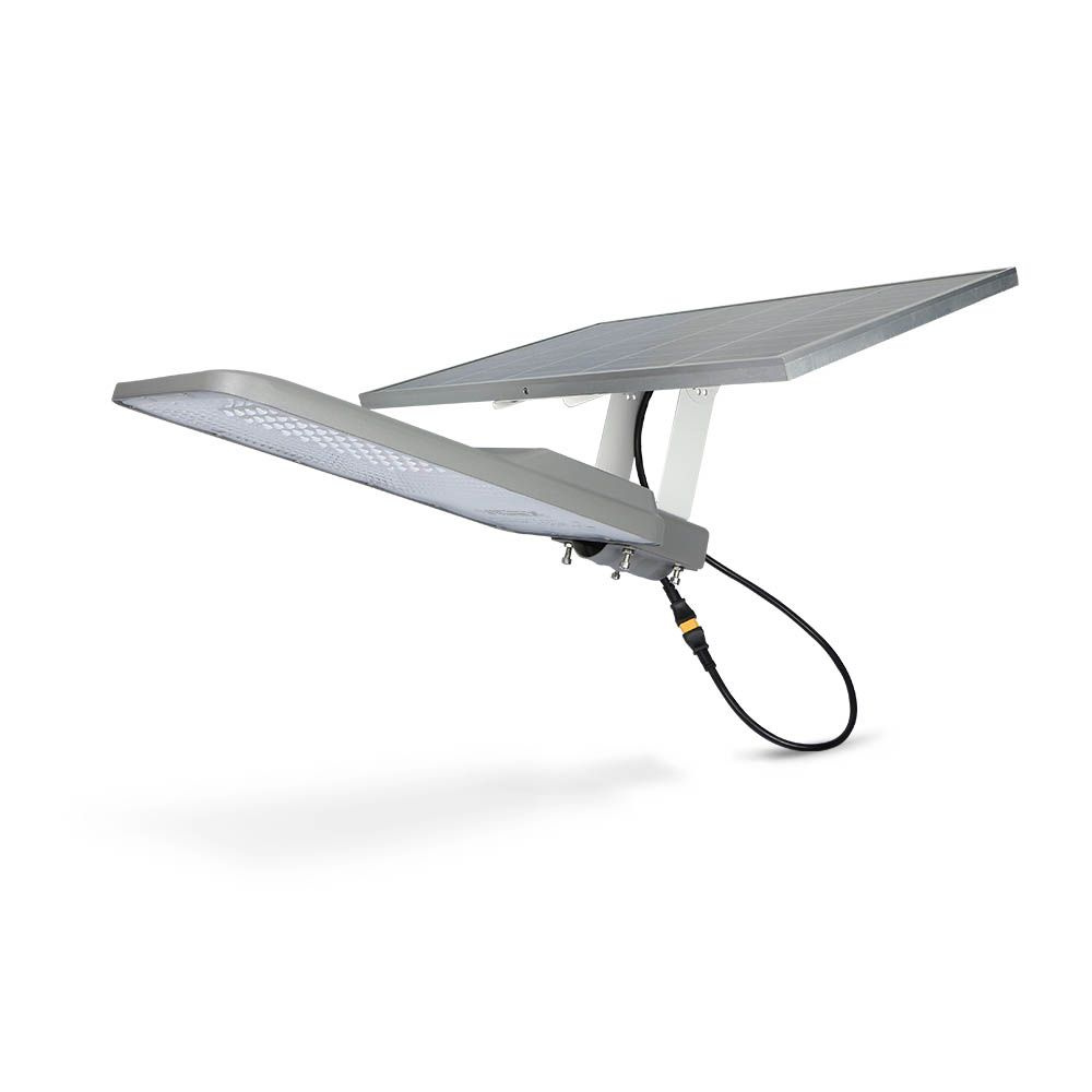Lampa uliczna Videx LED zewnętrzna 2500lm IP65 + PANEL SŁONECZNY + PILOT