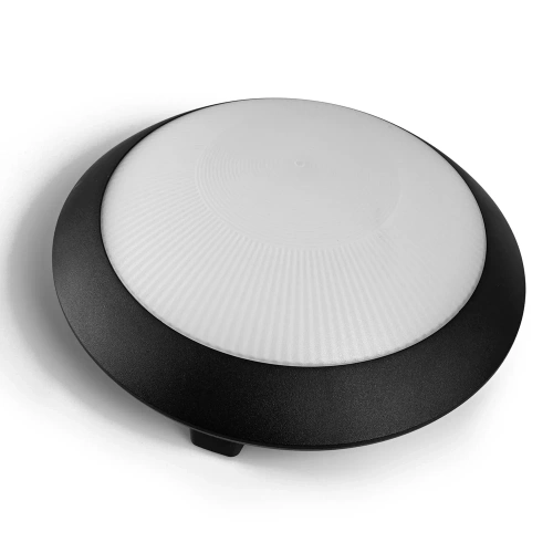 Oprawa sufitowa VIDEX 30W E27, IP65, czujnik ruchu mikrofalowego, czarna