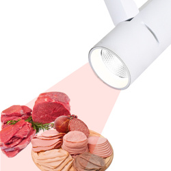 Lampa Reflektor szynowy do Wędlin i Czerwonego Mięsa LED 30W Biały | Barwa 1900K