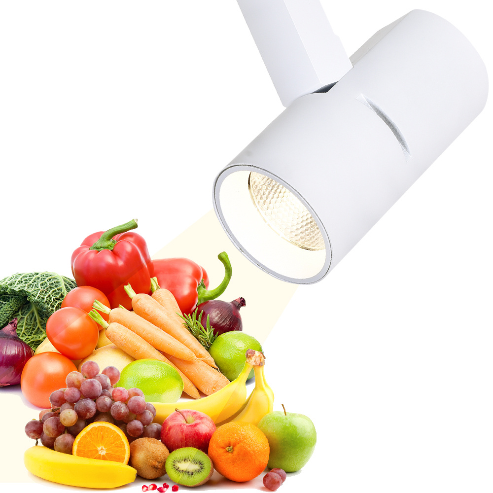 Lampa Reflektor Szynowy do warzyw i owoców LED 30W Biały | Barwa 3300K